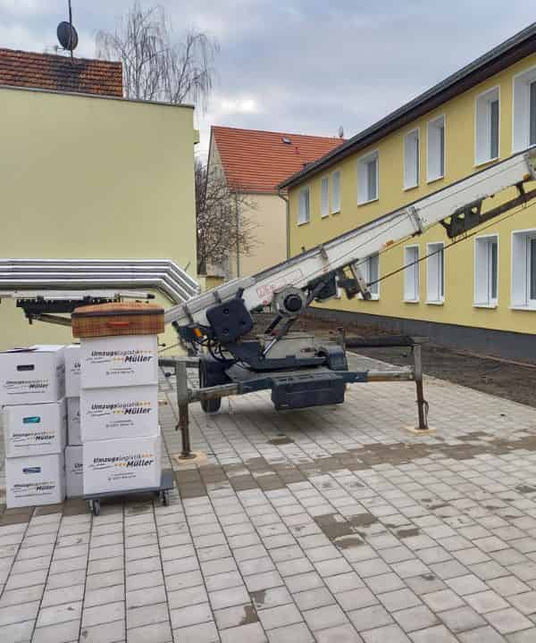 Möbellift in München Familienumzug